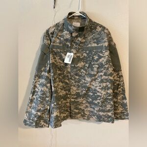 NWT Oversized US Army Combat Field Jacket Coat Camo Military Fatigue Unisex M